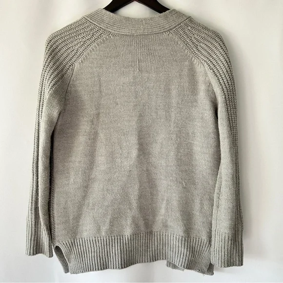 ASOS Women’s Shawl Collar Fisherman Rib Knit Cardigan Sweater Size 4 - Picture 8 of 8